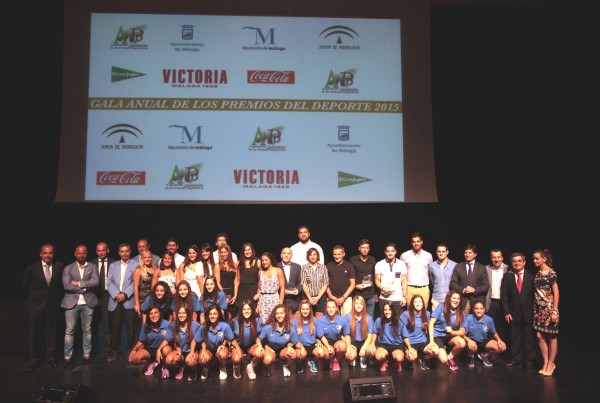 Foto de los premiados en la Gala. APD Málaga
