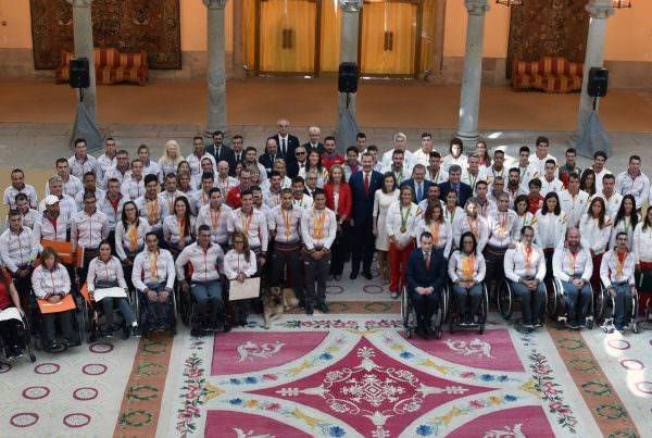Recepción de la Famila Real en el Pardo al #TeamESP