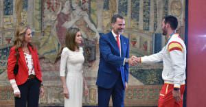 Recepción de la Famila Real en el Pardo al #TeamESP