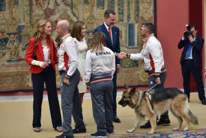 Recepción de la Famila Real en el Pardo al #TeamESP