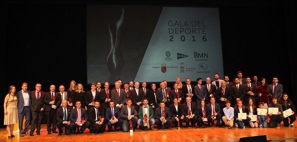 Gala del Deporte Murcia-Asociación de la Prensa Deportiva de la Región de Murcia-20-Diciembbre 2016.Auditorio Victor Villegas Murcia .