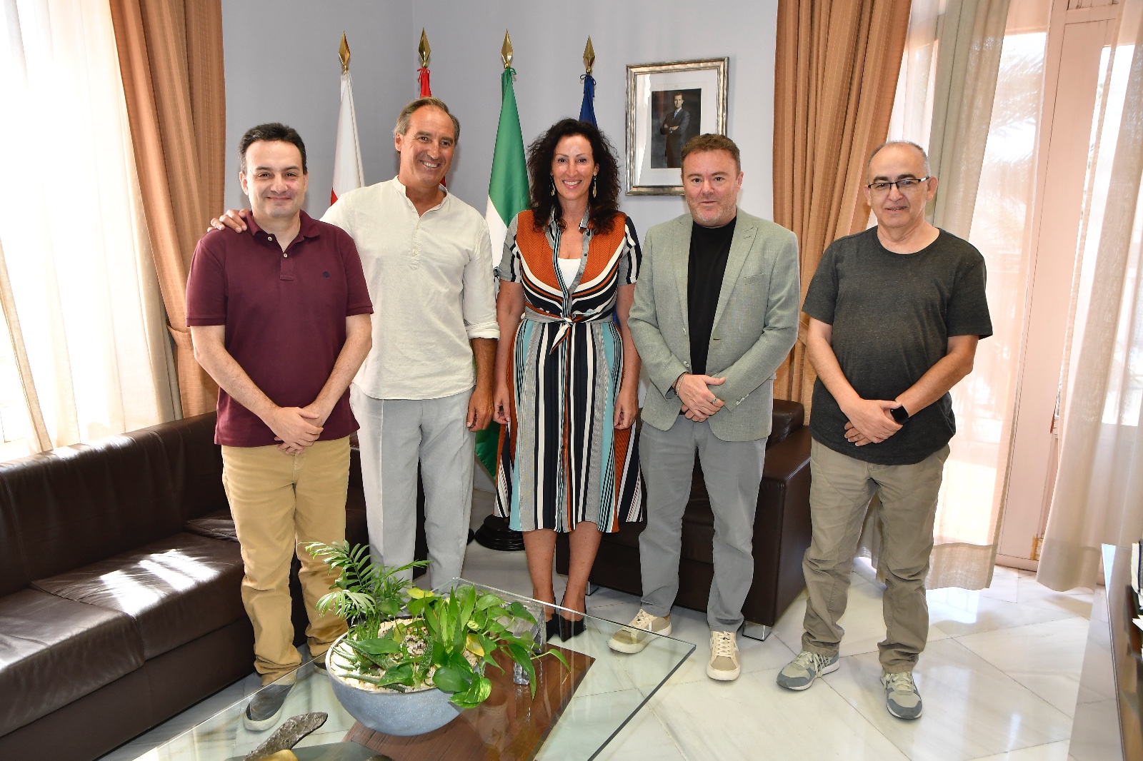 La alcaldesa de Almería recibió a la nueva Asociación de Periodistas Deportivos