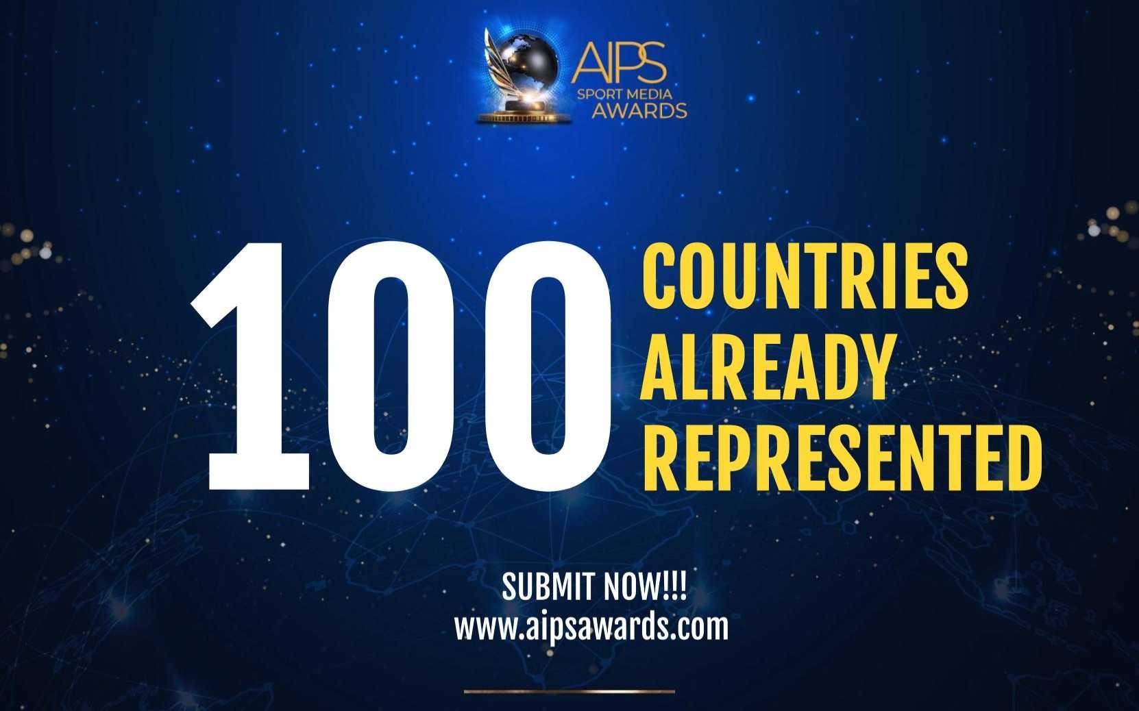 Los premios AIPS Sport Media Awards cuentan con cien países participantes por octavo año consecutivo