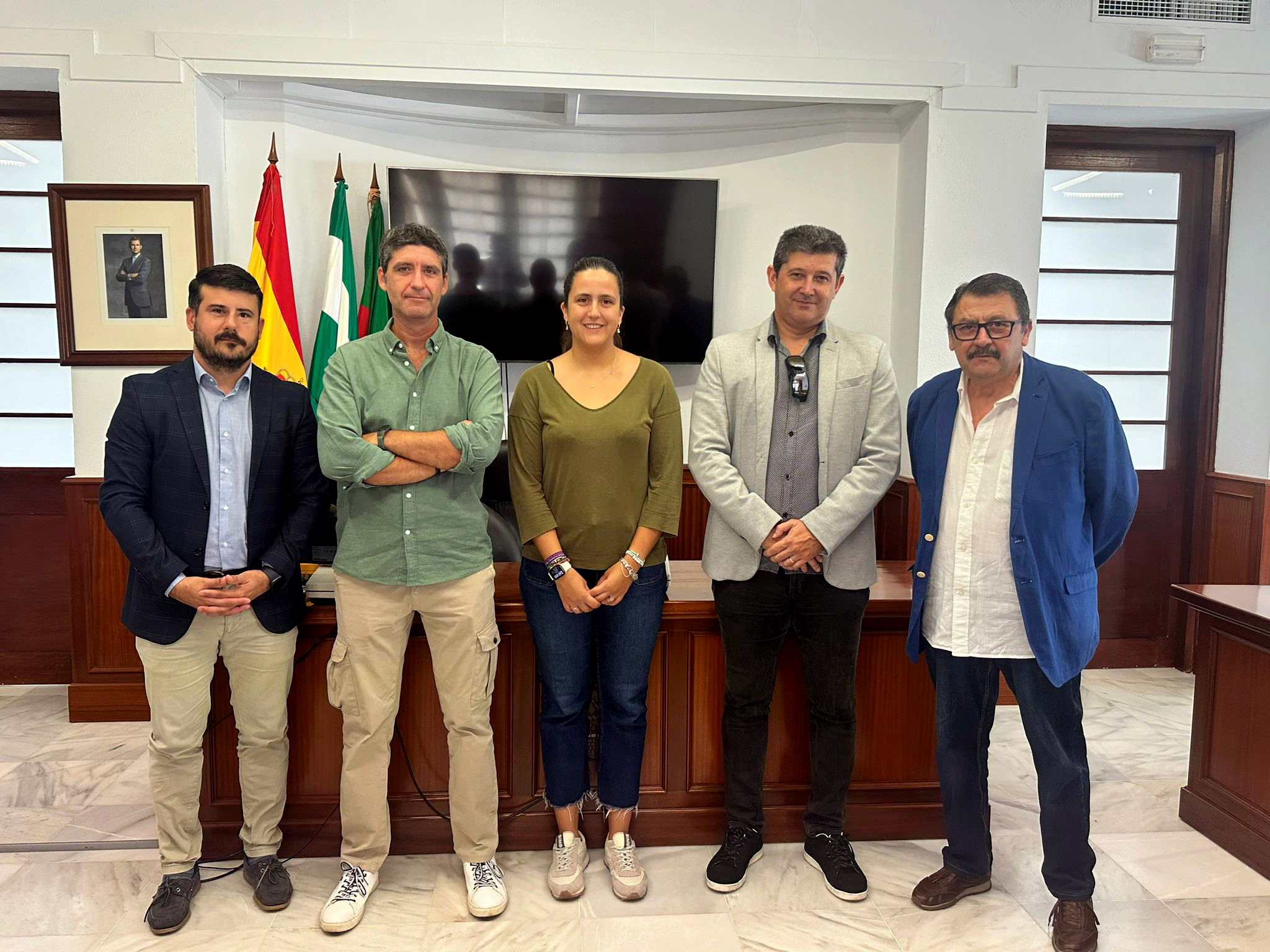 Encuentro entre la APD Cádiz, el Ayuntamiento de Benalup y la Mancomunidad de Municipios de La Janda