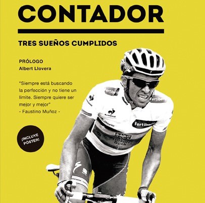 Portada del libro de Alberto Contador, "Sueños Cumplidos".