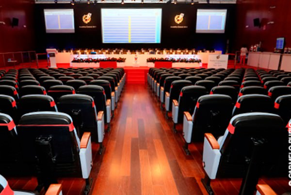 Salon del sorteo de la copa del rey. Foto: rfef.es