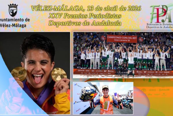 Invitación XXV Gala FPDA Vélez-Málaga anverso