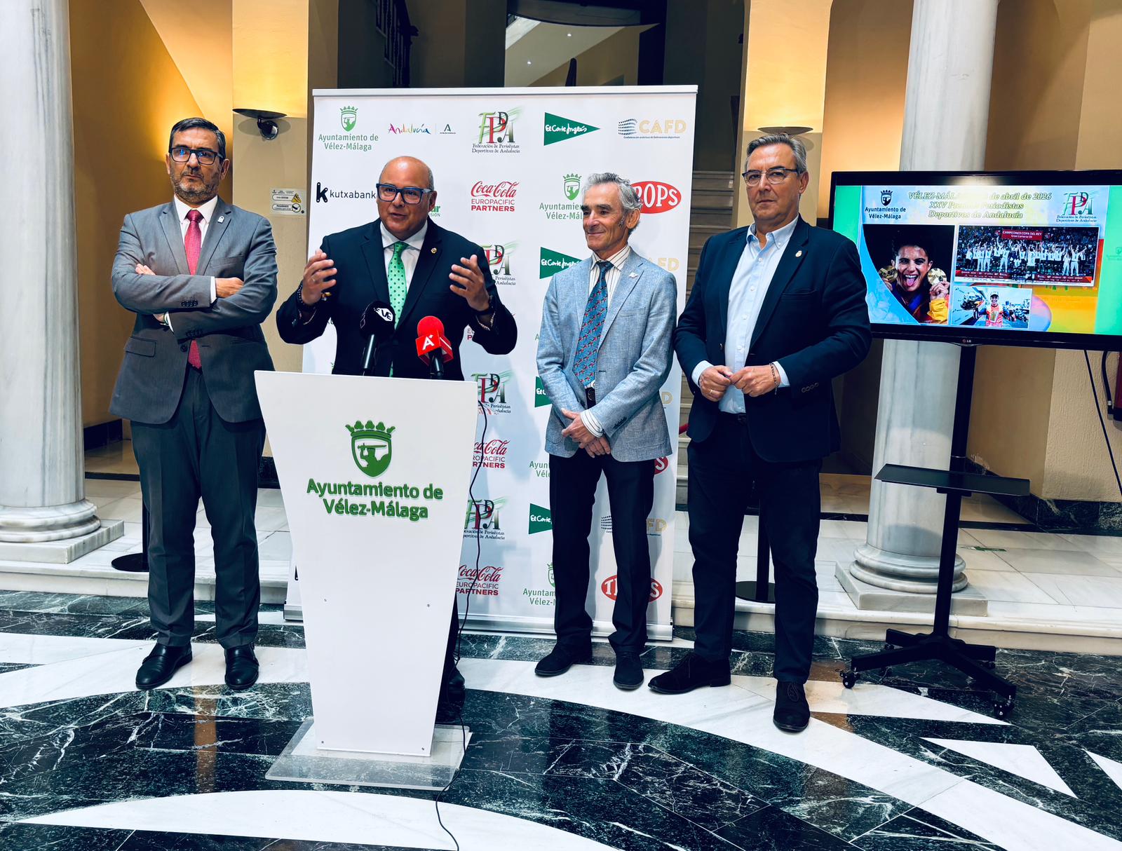 Presentada la Gala y el Congreso de la Federación Periodistas Deportivos de Andalucía en Vélez-Málaga