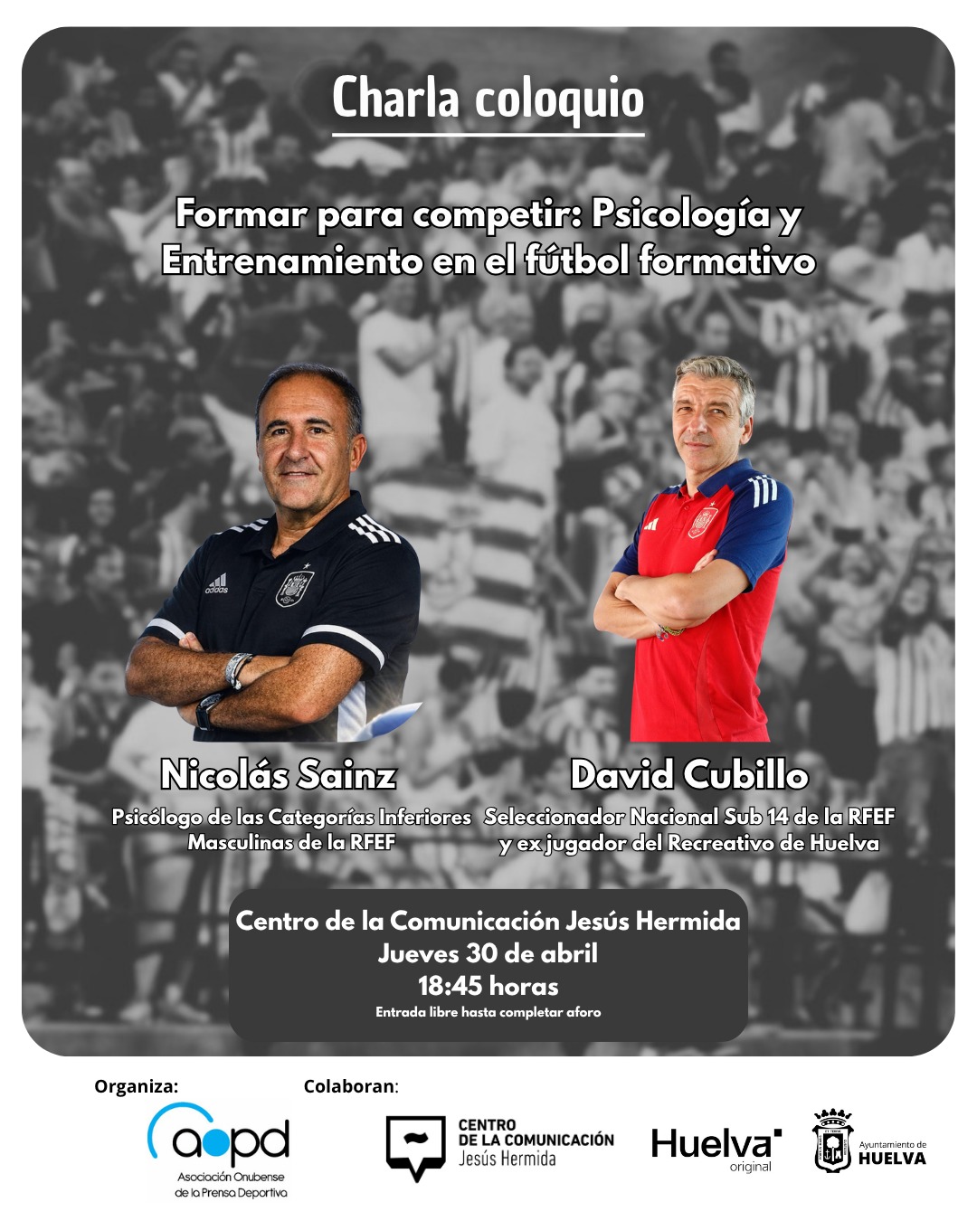 La AOPD organiza una charla-coloquio sobre psicología y entrenamiento en el fútbol formativo