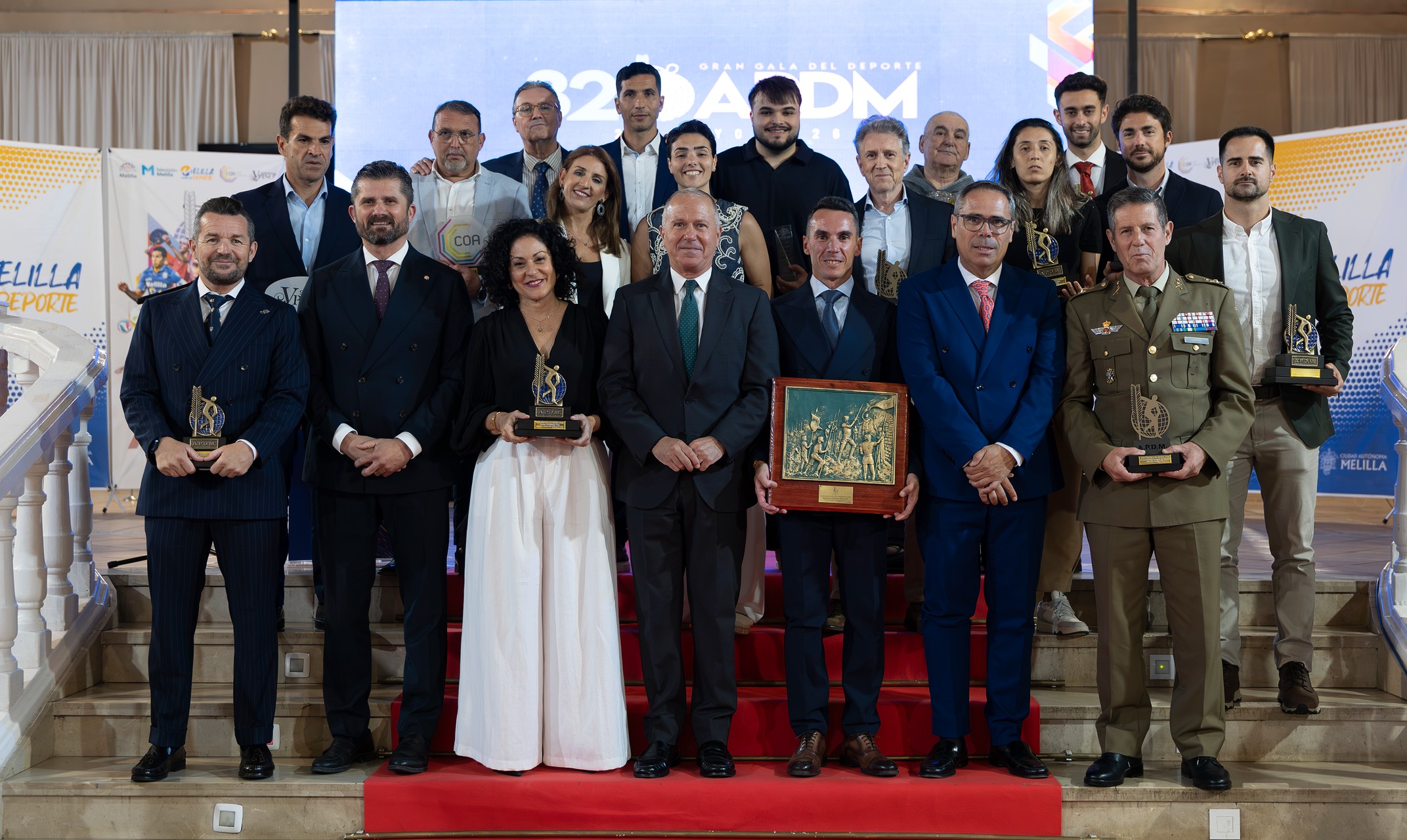 Foto de familia 32ª Gala del Deporte de Melilla